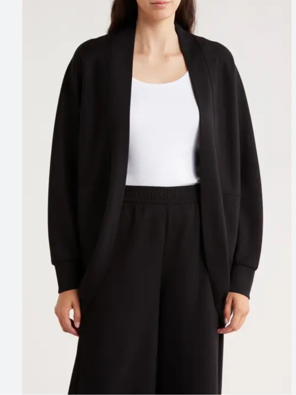 Nordstrom Brand Caslon Cocoon Sweater Cardigan Spanx Material 1X/2X NWOT